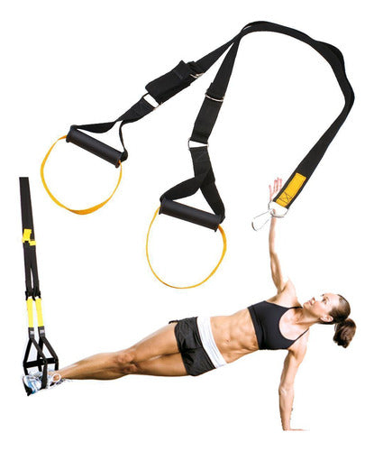 Trx Fita De Treinamento Suspenso Funcional Academia Pilates 0