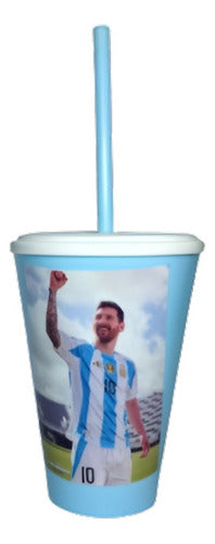 20 Plastic Souvenir Cups Argentina World Cup Messi Theme 2