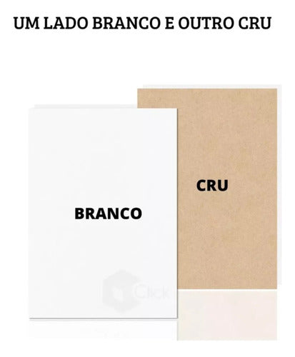 Chapa Mdf Cru Painel 3mm A4 21x29,7 Cm 1 Lado Branco 50 Un 4