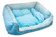 Deluxe Soft Small Cushioned Dog Bed Comfortable 0