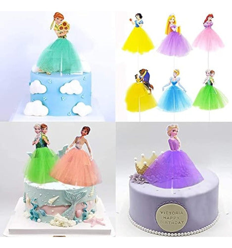 Pincho Topper Cake 25cm. Adorno Para Torta Rapunzel Disney 2