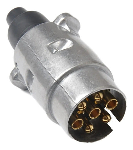 Aluminum 7-Point Male Trailer Connector Plug (ench-alm) 2