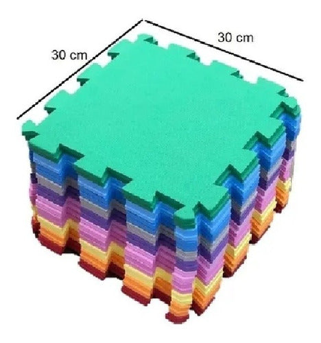 Eva Tatame Tapete Infantil Emborrachado 30x30cm 20 Pçs 1