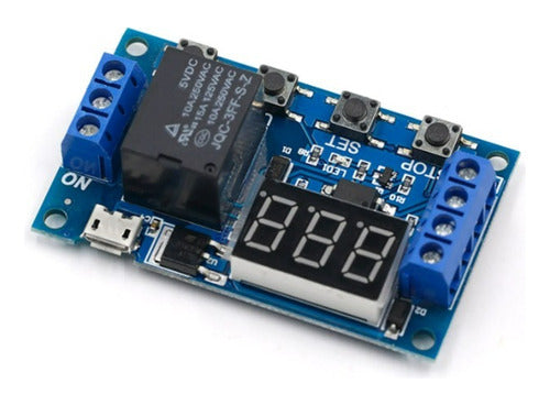 Modulo Timer Relay Temporizador Programable De 0-999s 12v 1