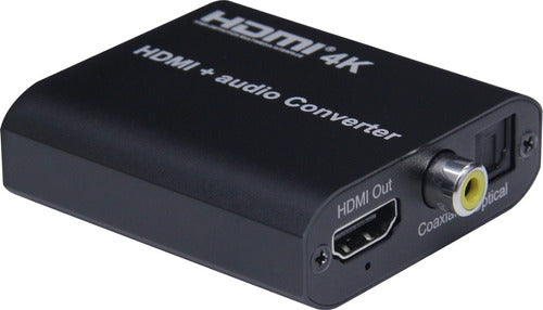 Extractor De Audio Hdmi A Análogo Y Óptico. Todovision 0