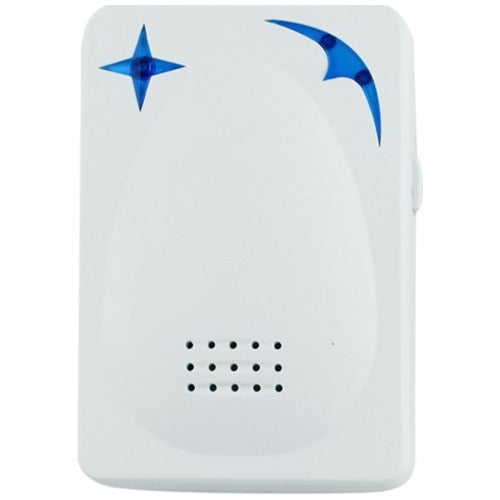 Generic Wireless Doorbell with Double Button and 1 Battery-Operated Bell 1