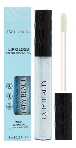 Lip Gloss Celebration Glow Menta Lb45 - Unit Lady Beauty J 0