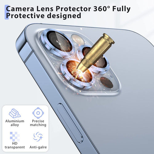 Camera Lens Protector for iPhone 13 Pro Sierra Blue 2