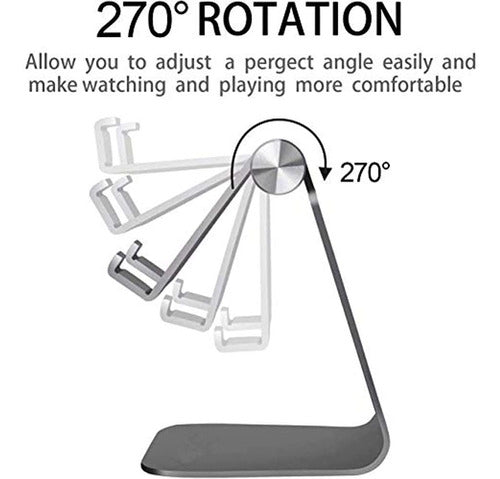 Emoly 2020 Adjustable Phone Stand, Desk Support for Mobile Devices 1