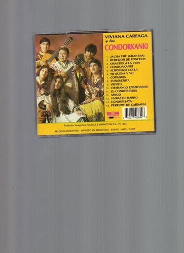 Cd Musical Viviana Careaga Y Los Condorkanki, M&m 1993 2