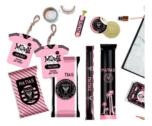 Kit Imprimible Candy Bar Messi Inter Miami 4