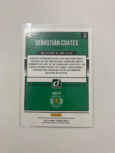 Sebastian Coates - Panini Donruss 2019 Sporting Lisboa 2