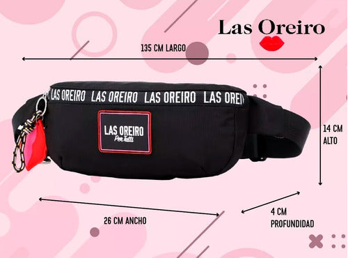 Las Oreiro Women's Adjustable Large Fashion Fanny Pack with Keychain 1