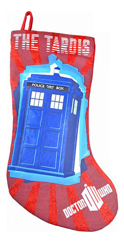 Kurt Adler Red Doctor Who Tardis Applique Media, 19 Pulgadas 0