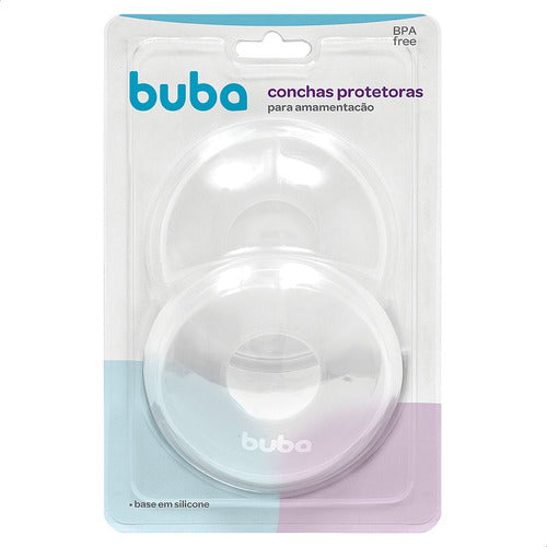 Conchas Protetoras Com Base Silicone Mamilo Amamentação Buba 0