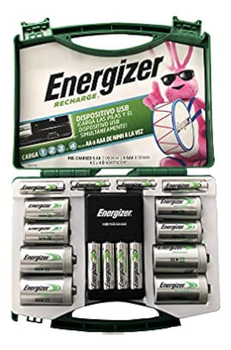 Energizer Recharge 10 Batería Kit De Batería Recargable Con 0