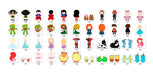 Pack 150 Plantllas Muñecos De Apego Personajes Kit Sublimar 1