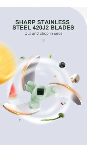 Manual Vegetable Cutter Chopper Food Processor Garlic Onion Crusher 6