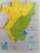 Emblemas Argentinos Tucumán Physical Political Map Laminated Wall Chart 0