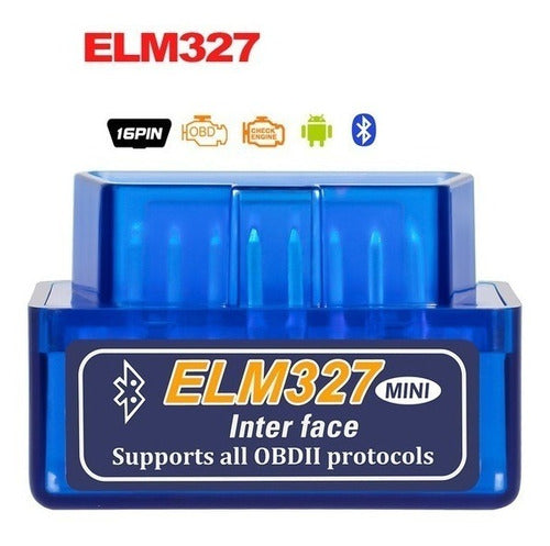 Elmet327 Bluetooth Automotive Scanner ELM327 OBD2 Multimarca 2