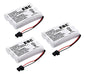 EBL 3pack 1000mAh 3.6V Ni-MH Battery BT-446 De 446 BP BT-1005 TE 0