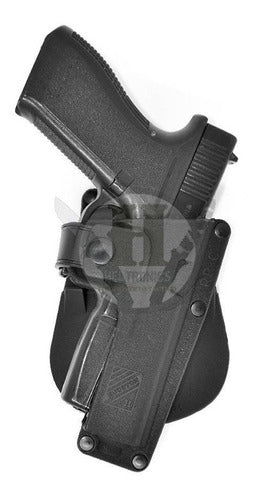 Pistolera Houston Plastic Rp-c P/ Armas C/ Laser O Linterna 1