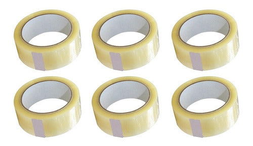 CINT BROC S.A. Transparent Adhesive Tape 24mmx100mts Pack of 72 Rolls 1