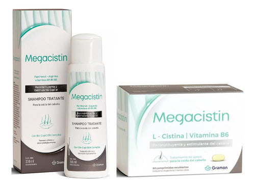 Combo Megacistin Shampoo X200ml + Megacistin Comprimidos X60 0