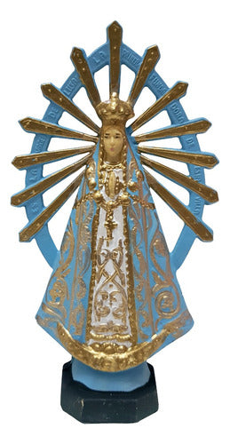 Imagen Virgen De Luján 15 Cm Pvc Estatuilla Irrompible 0