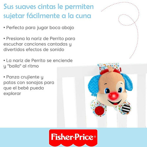 Cunero Para Bebe Recien Nacido Peluche Fisher Price Musical 4