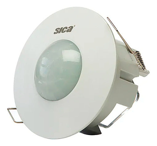 Sica Sensor Detector Movimiento Embutir Techo 360º Cieloraso 0