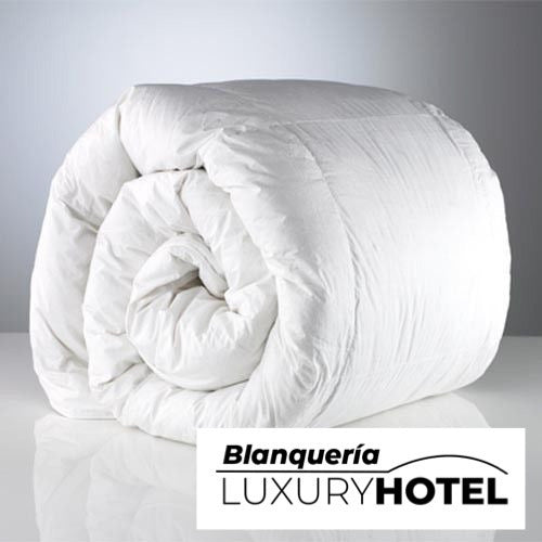 Blanquería Luxury Hotel Edredon Acolchado De Pluma 80/20 Medida Twin 1