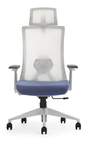 Vigo Spirit Chair with 3D Armrests and Cervical Support - Gray Edition 0