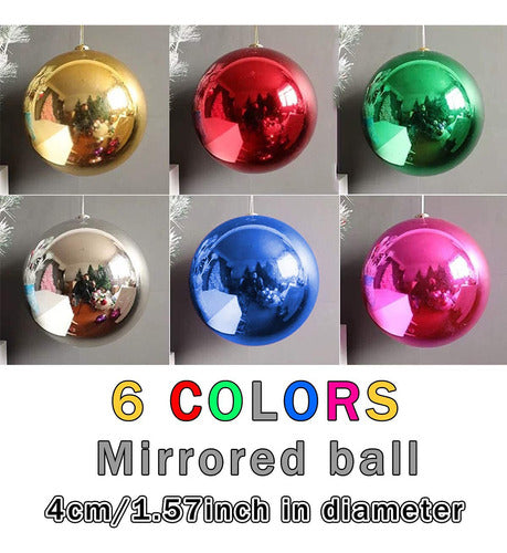 Allbeauty - Bolas De Navidad De 24 Unidades, 1.575 in, Decor 2