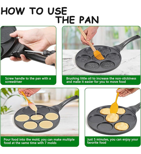 Kretaely Antiadherente Pancake Pancake Pancake Plancha Con D 1