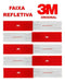 Kit 50 Faixa Refletiva Lateral 3m Caminhão - Ônibus 5x30cm 1