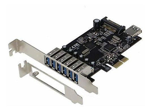 Sedna - Tarjeta Adaptador Pcie 7 Puerto Usb 31 Gen I (5 Gbps 0