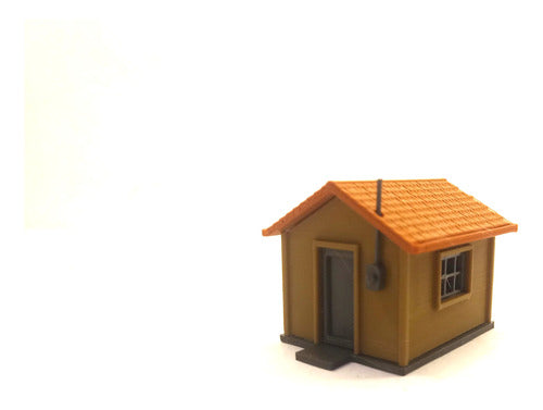 Dr.cubas.3dprint Casa Escala HO Miniature 3D Printed House 0