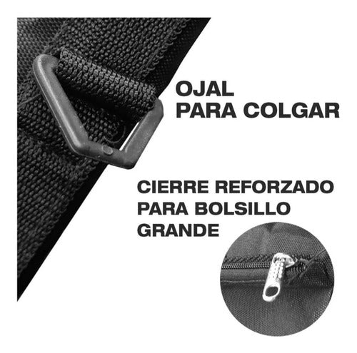 Funda Lujo Para Rifle Wild 1025 De 125 Cms Reforzada Negro 4