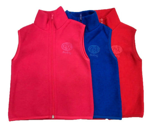 Assorted Colors Baby Polar Vest 3