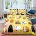 Feelyou Cartoon Guinea Pig Duvet Cover Set 0