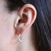 Rose.Mvd Pendientes Caravanas Borlas Minis Plata 925 4