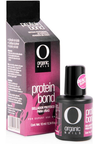 Sellador De Esmalte Organic Nails 10ml Protein Bond 0