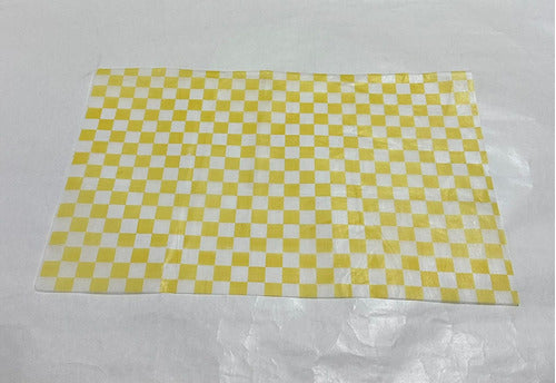 Greaseproof Burger Yellow Wrapping Paper x 100 Units 0