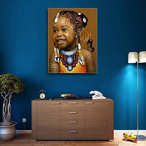 SKRYUIE DIY 5D Diamond Painting Kits By Numbers Kits African Girls 2