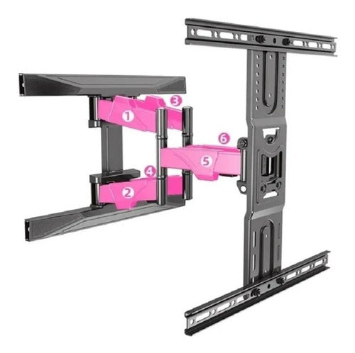 North Bayou Nb-p6 Tilt & Articulating Wall Mount for 40 to 70 Inch TVs/Monitors 1