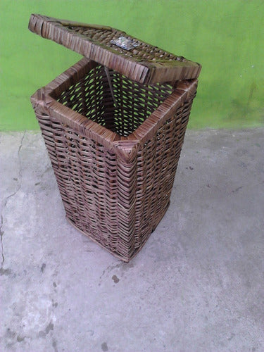 Fabi-estel Laundry Basket With Lid Made Of Wicker - Custom Made! 5