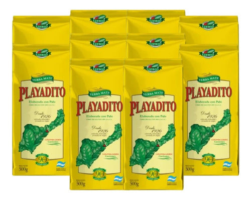 Playadito Traditional Yerba Mate Pack 500g x 10 0