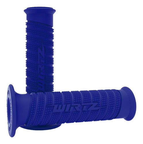 Puños Manoplas Grip Wirtz Street Calle Azul Cg Titan Fz 0