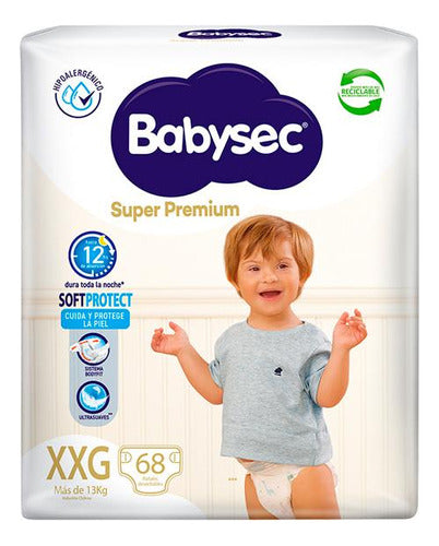 Babysec Pañales Super Premium XXG 68 Unidades 0